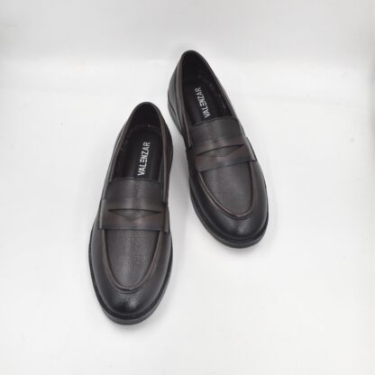 RareLux - Brown Wrinkle Free Penny Loafer V0017B - Image 8