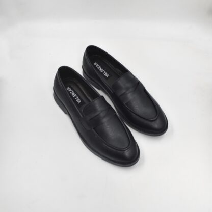 RareLux - Black Wrinkle Free Penny Loafer V0017A - Image 4