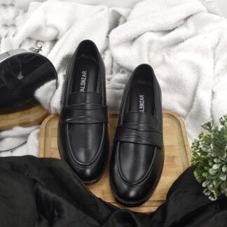 RareLux - Black Vintage Penny Loafer V0022A