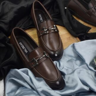 RareLux - Brown HorseBit Loafer V0019B
