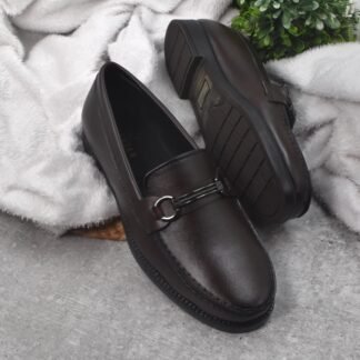 RareLux - Brown Italian Hazel Slip On V0045B
